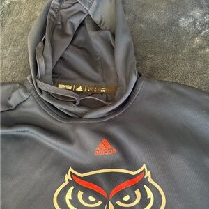 Adidas Navy Hoodie with Owl Design